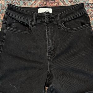Vervet Black Denim Shorts